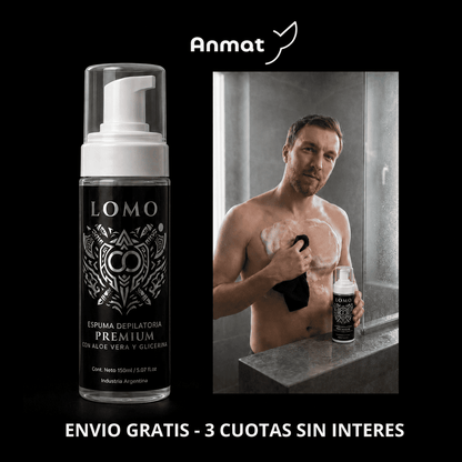 Espuma depilatoria masculina para Zonas íntimas
