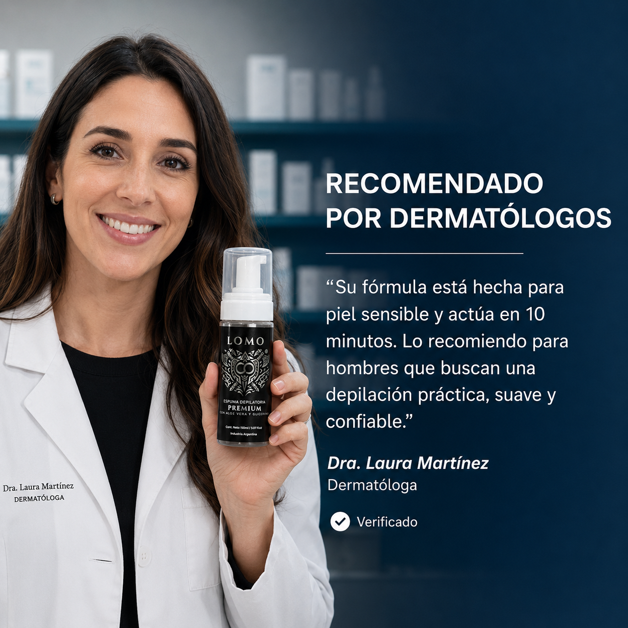 Espuma depilatoria masculina para Zonas íntimas
