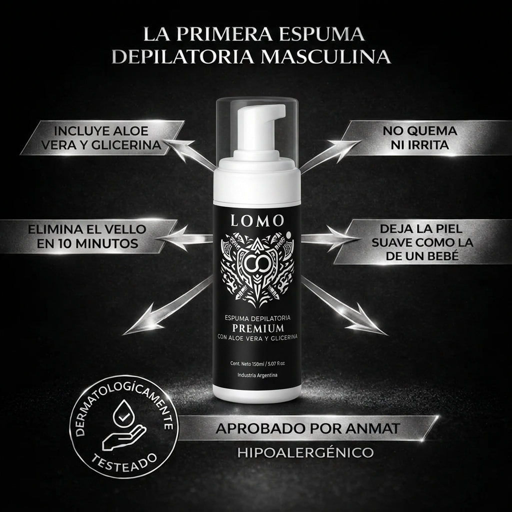 Espuma depilatoria masculina para Zonas intima