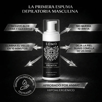 Espuma depilatoria masculina para Zonas intima