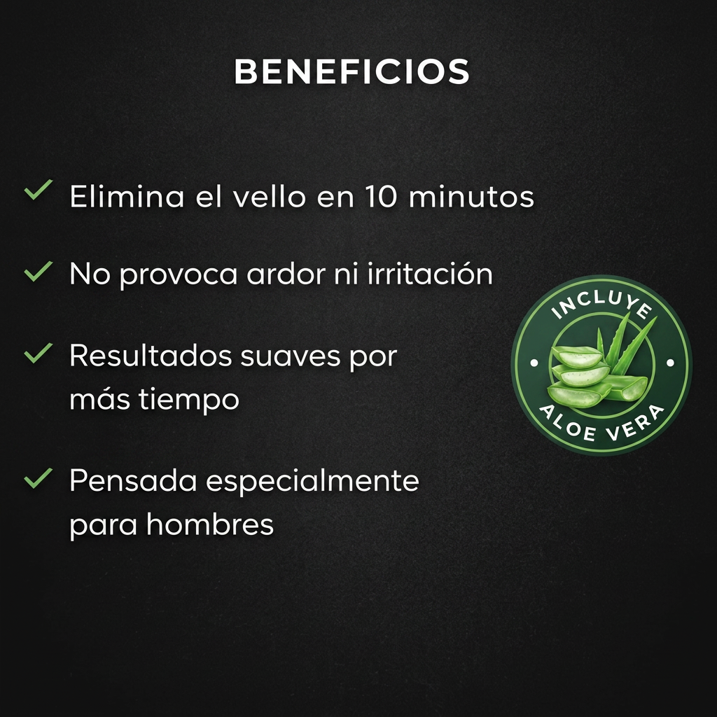 Espuma depilatoria masculina para Zonas intima