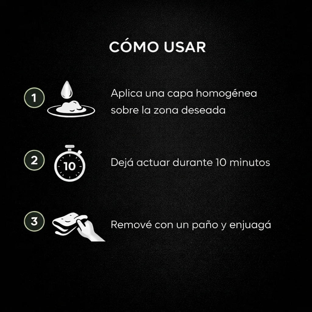 Espuma depilatoria masculina para Zonas intima