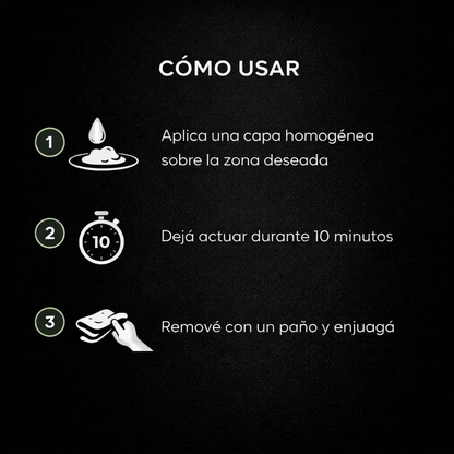 Espuma depilatoria masculina para Zonas intima